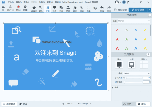 Snagit 软件界面截图