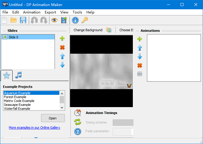 DP Animation Maker v3.5.28 便携版运行界面