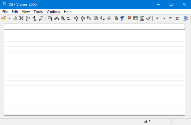 DBF Viewer 2000 界面截图