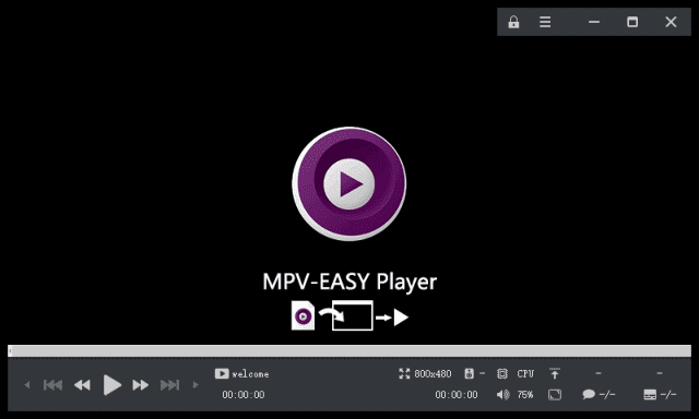 MPV-EASY Player 界面预览
