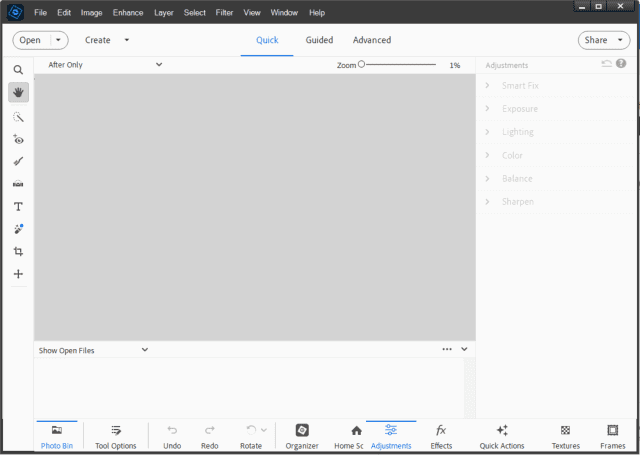 Adobe Photoshop Elements 2026 主界面